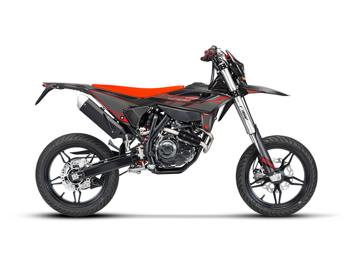 Beta RR MOTARD 125 T, colore nero, veicolo completo