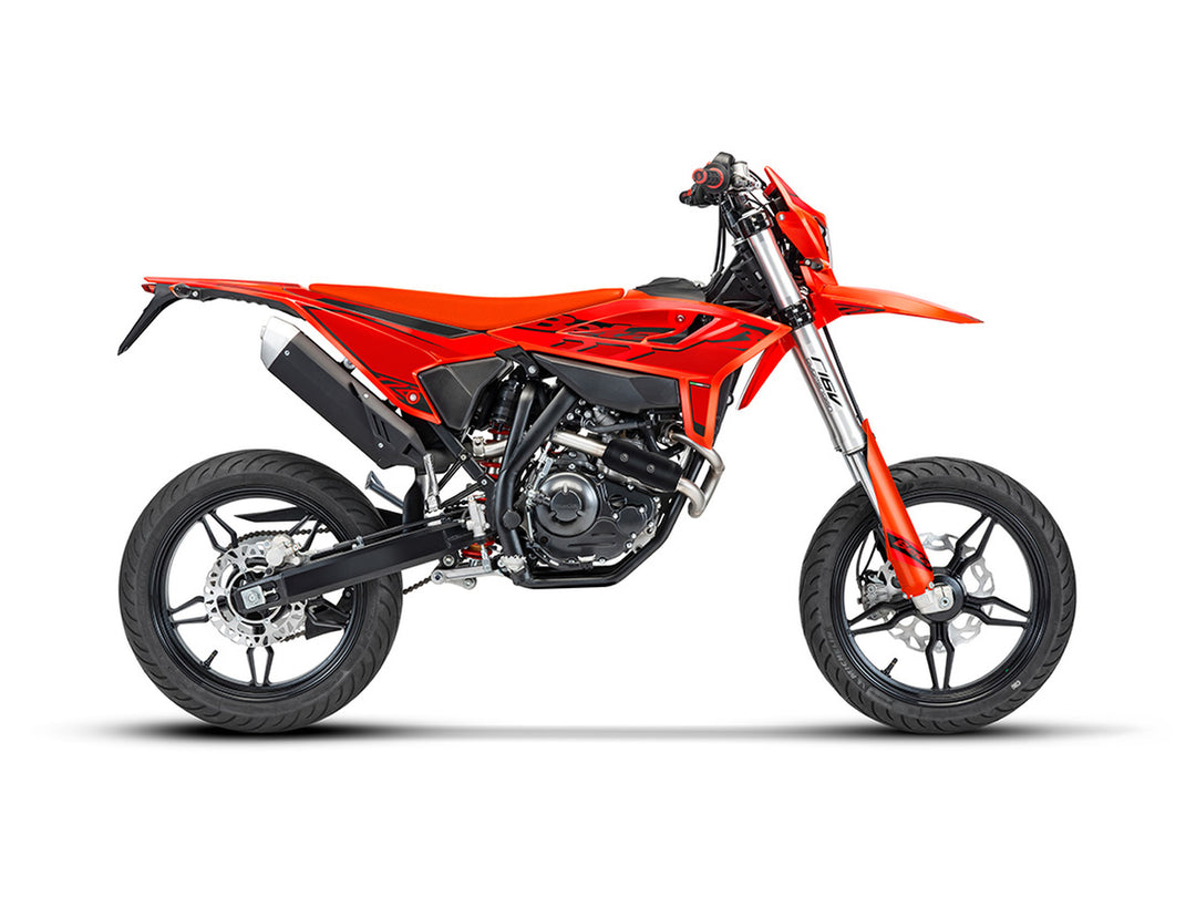 Beta RR MOTARD 125 T, colore rosso, veicolo completo