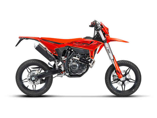 Beta RR MOTARD 125 T, colore rosso, veicolo completo