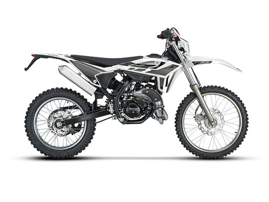 Beta RR 2T 50, colore bianco, veicolo completo
