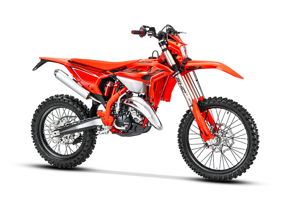 Beta RR X-PRO 2T 125 MY26, colore rosso, veicolo completo