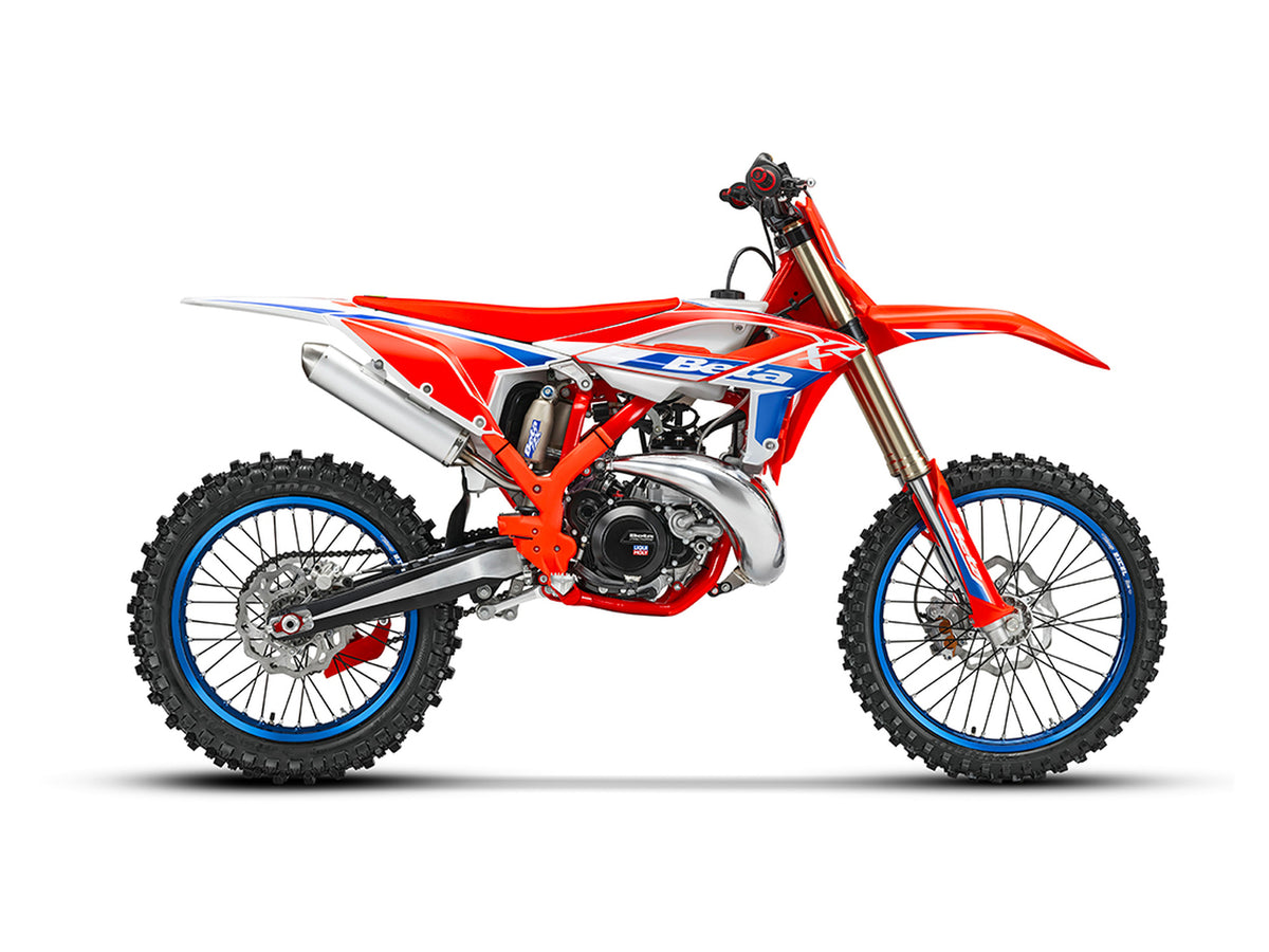 Beta RX 2T 350 MY26, colore rosso/blu, veicolo completo