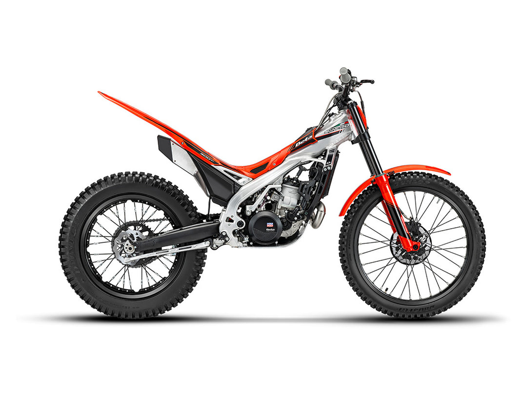 Beta SINCRO 2T 250, colore rosso, veicolo completo, foto ufficiale di gamma