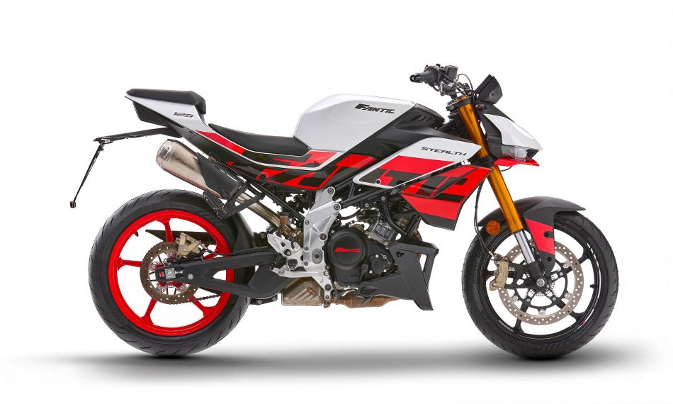 STEALTH 125 Racing White MY26 - BM STORE | BOCCEA MOTO ROMA